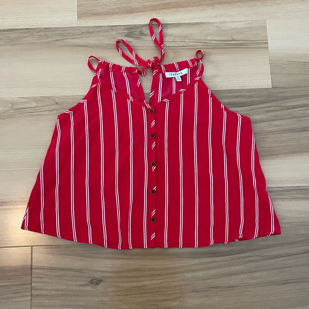 Women’s Stripped Sleeveless Top